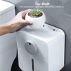 Waterproof WallMounted Toilet Roll Paper Rack Holder with Top Shelf