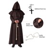 BLESSUME Men's Medieval Priest / Monk Fancy Dress Costume -