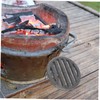SHOWERORO Efficient Round Fire Grate for Stove Chimney Versatile Fire