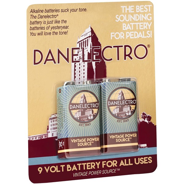 Danelectro 9 Volt Battery (DB-2PK)