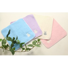 丸栄タオル 【今治タオル】 クールミッフィー もこもこミニハンカチ ライトブルー MF0205