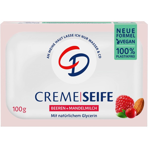 CD CREME SEIFE BEEREN & MANDELMILCH 100G vegan & ohne