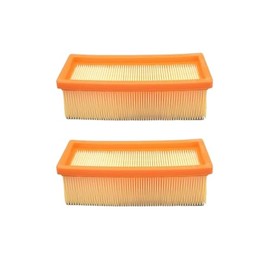 2 x Trade-Shop Flat Pleated Filter / Lamellar Filter / Air Filter Compatible with Kärcher 2000E 2000TE 3500 3500E 3501 3501E Replaces 6.904-068.0 6.904-156.0
