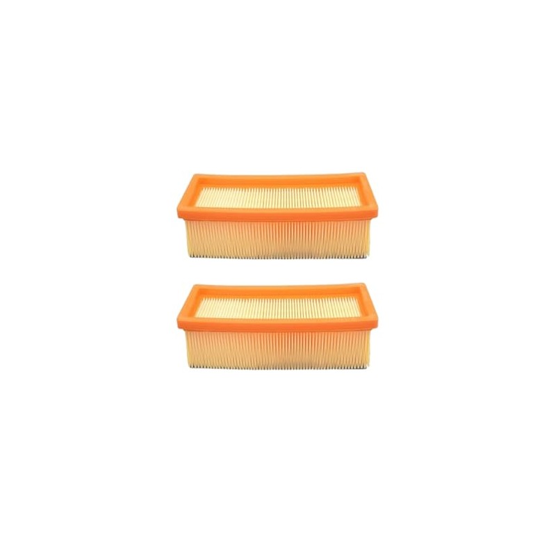 2 x Trade-Shop Flat Pleated Filter / Lamellar Filter /
