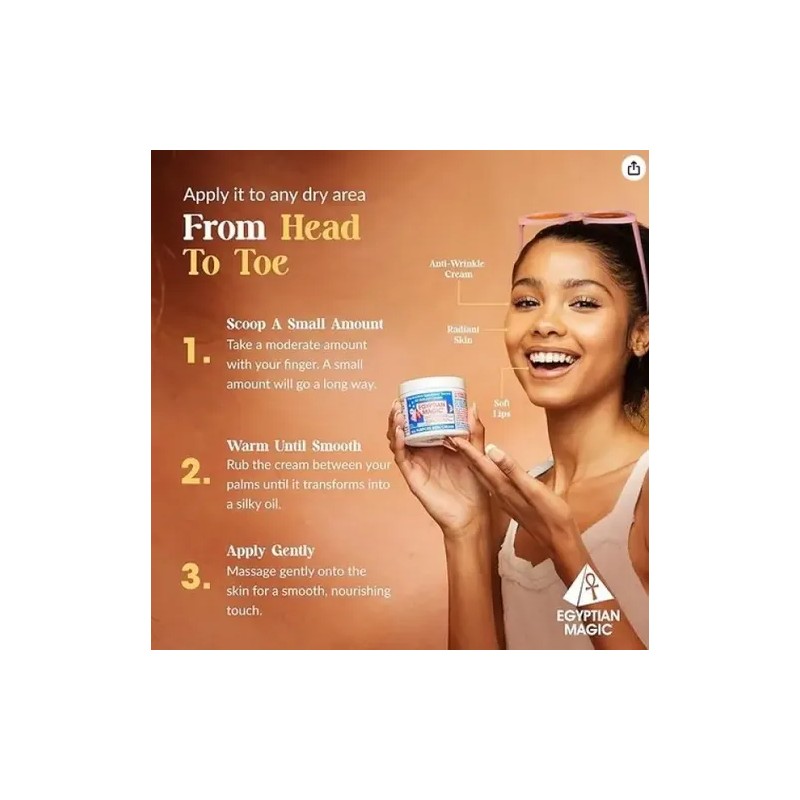 Egyptian Magic Crema Natural Multiusos 2 Oz (59.15 Ml) Mixta