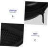 DOITOOL Headphone Case Earphone Storage Bag Round Shape Metal Zipper