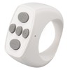 Bluetooth Remote Control Ring 10M with 200mAh Charging Compartment Remote