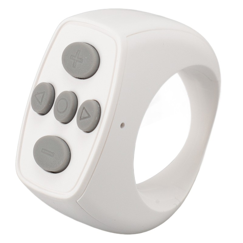 Bluetooth Remote Control Ring 10M with 200mAh Charging Compartment Remote