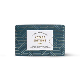 Field Day - Titanic Sea Salt Soap Bar 190g - Luxury Vegetable Soap - Vegan & Cruelty Free - Lemon, Sea Salt & Sandalwood Fragrance - Elegant Bathroom Gift - Made in the UK