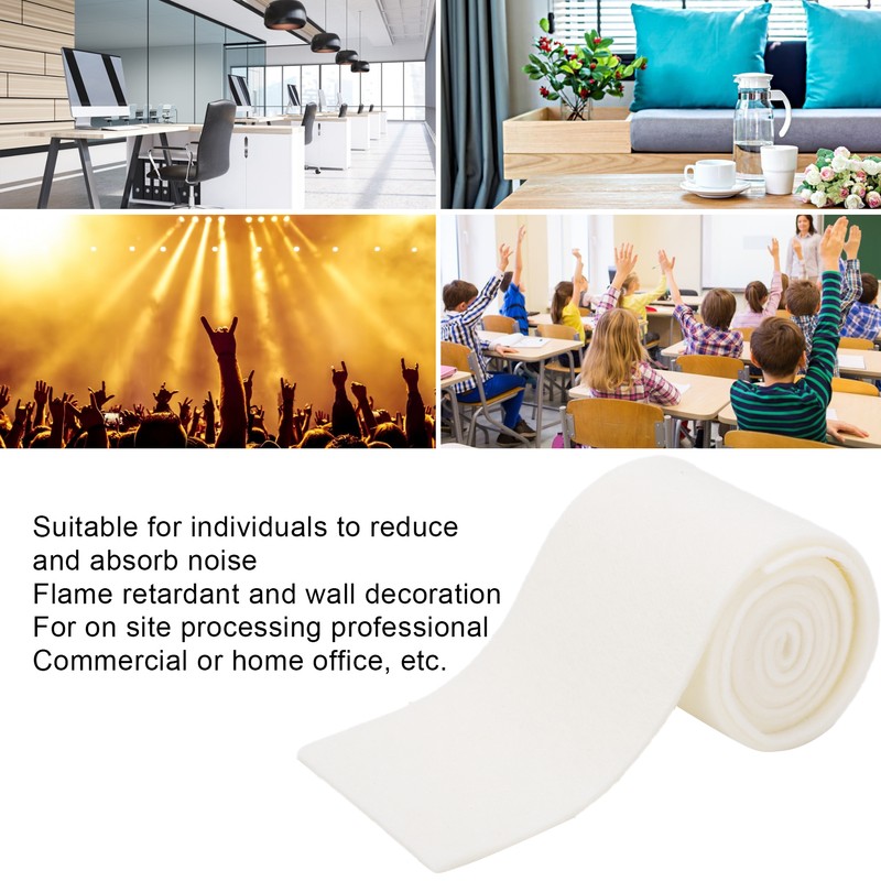 Acoustic Absorption Panels Felt Tasteless Cuttable for Wall Decoration Commercial