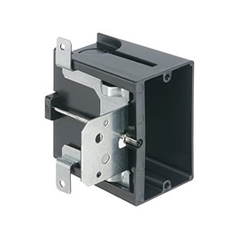 ARLINGTO Arlington FA101 1-Gang Adjustable Non-Metallic Outlet Box 3.720 Inch x 2.299 Inch x 3.875 Inch 21 Cubic-Inch in/Out Box