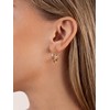 SINGULARU - Bubbles Hoop Earrings Brass with 18K Gold Plated