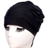 Junny Soft Swim Cap, Swimming Cap, Adult Unisex (Black)