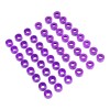 Unbranded Purple CNC Engine Bolt Cover Kit For Harley M8
