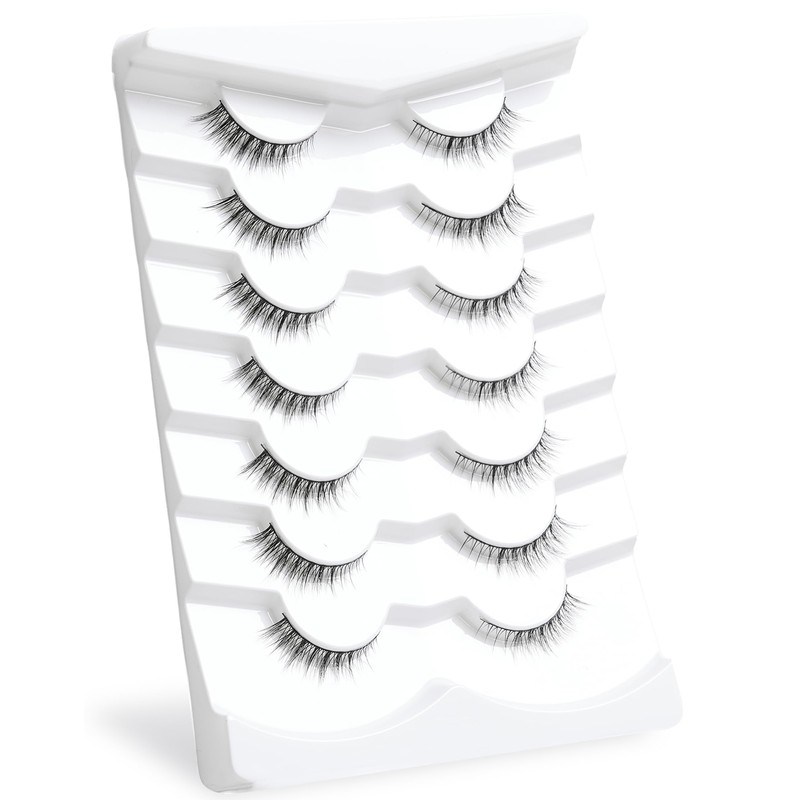 Natural Eyelashes, Wispy Eye Lashes, Gradient Volume Lashes, Natural Look,