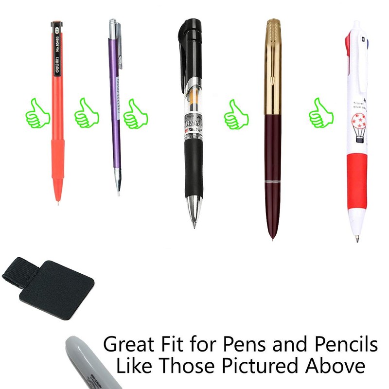 5 Pack Pen Loop Holder, Volin Crik Self-Adhesive Pen Holder