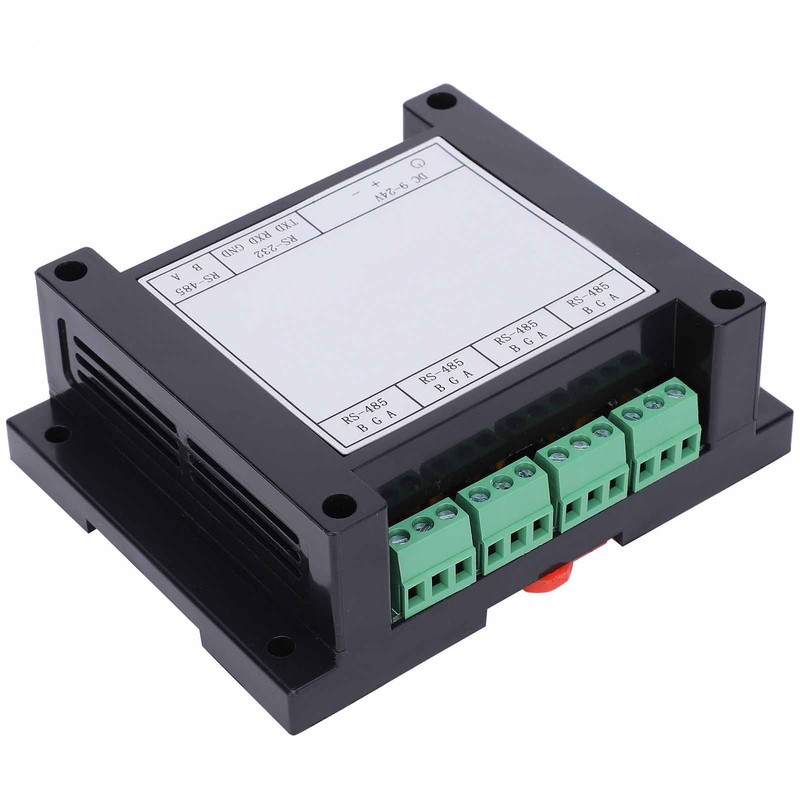 Repeater Industrial Grade Photoelectric Isolation 4‑Channel RS485 Hub Sharer Splitter