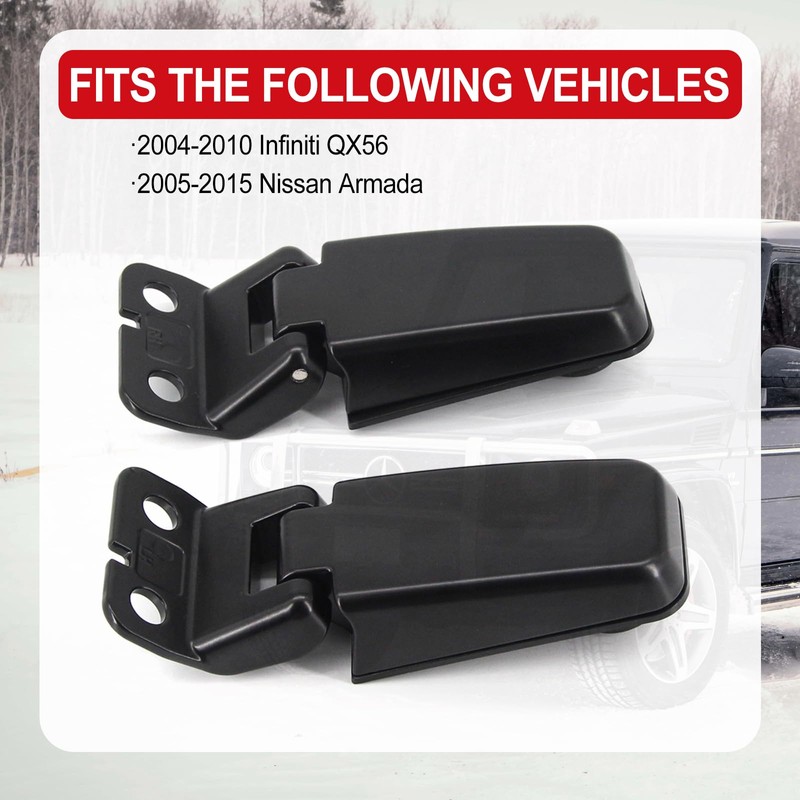 Rear Window Hinge Tailgate Liftgate Glass Hinge Kits Replacement for