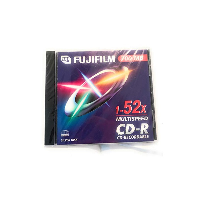 Fuji 65257 Blank CD-R 80 Mins 700Mo 52x Jewel Case