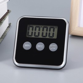 Acouto Digital Mini Timer Alarm Magnetic Kitchen Cooking Countdown Timer - Compact, Easy to Use, Large LCD Display, Ideal for Kitchen or Any Other Timer Boiling Required Situation