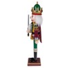 Traditional King Nutcracker | Red, Green and Yellow Uniform |
