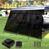 RV Awning Shade Screen with Zipper 8'x10'3", RV Awning Fabric
