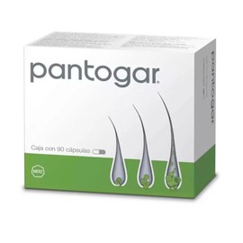 Pantogar | Suplemento Anticaída para Cabello y Fortalecimiento de Uñas | Cistina, Biotina, Vitamina B, Queratina | Hombre y Mujer | 90 Capsulas