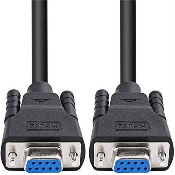 DTECH DB9 Female to DB9 Female 5ft RS232 Serial Cable