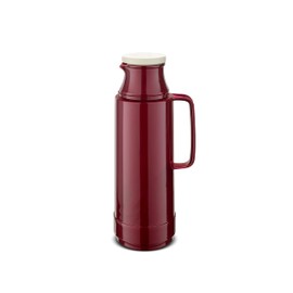 ROTPUNKT Isolierflasche 80 ANDREAS 0,75 l | Zweifunktions-Drehverschluss | BPA Frei - gesundes Trinken | Made in Germany | Warm + Kalthaltung | Glaseinsatz | shiny burgund