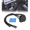 Power Window Switch Pigtail 5-Way Connector Plug Wire Kit for
