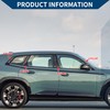 Hihaha Door Pillar Window Trim for Acura MDX 2007-2013 Front