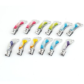 12 Pcs Assorted Color Manicure Tool Nail Clipper Trimmer Cutter