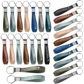 100 Pcs Christian Bible Verse Keychains Bulk Inspirational Keyrings Gifts Motivational Religious Gift for Women Church(Vintage Color)