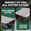 Gutter Guard 5Inch - Leaf Guards for Gutters, Aluminum Gutter