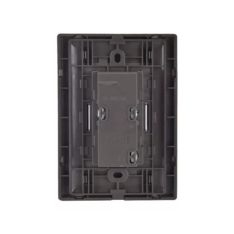 iGoto Paquete 10 Pzs, Placa Inox Contacto Dúplex, Acero Inoxidable