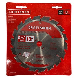 Craftsman 6-1/2 in. Dia. x 5/8 in. Thin Kerf Stainless Steel Circular Saw Blade 18 Teeth 1 pk