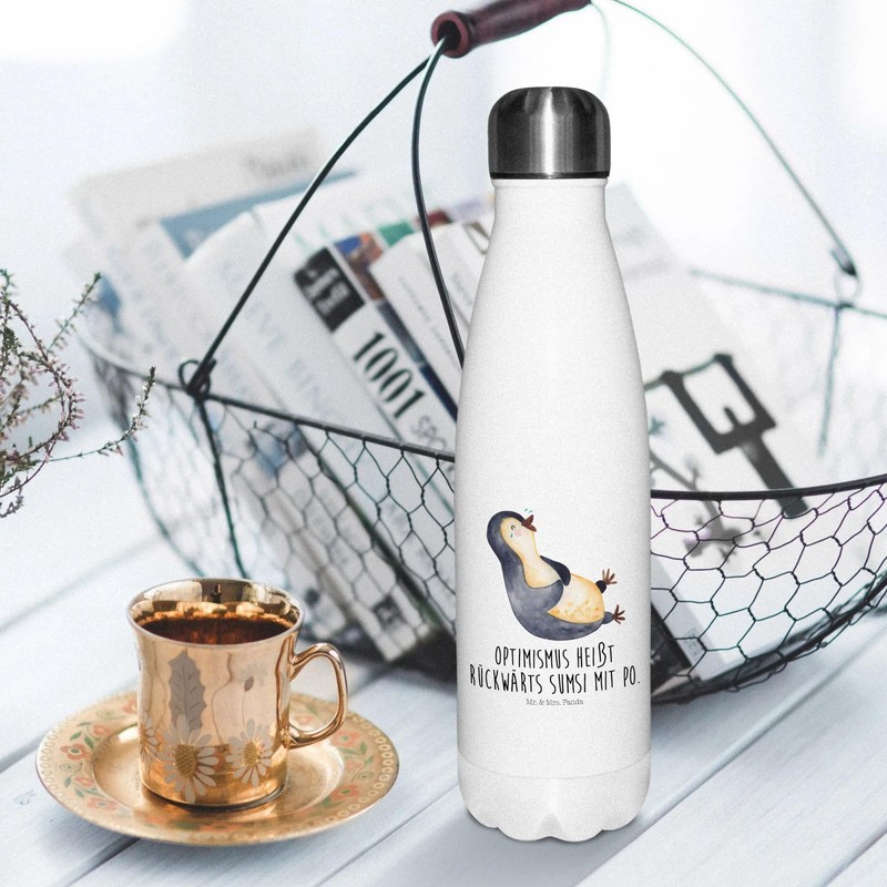 Mr. & Mrs. Panda Thermos Flask Penguin Laughter - Gift,