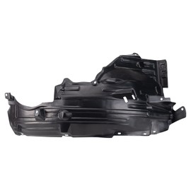 TRQ TRQ Front Left Rearward Inner Fender Liner Black Drivers Side Compatible with 2003-2007 INFINITI G35 IN1250105