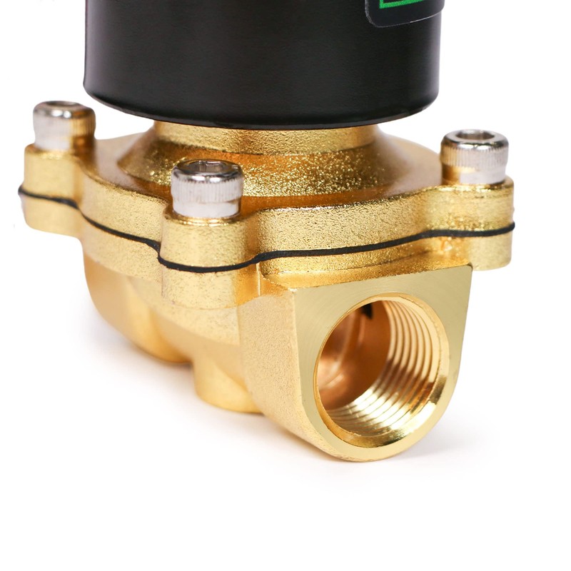U.S. Solid Solenoid Valve - 1/2” Zinc-Alloy 12V DC Solenoid