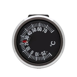 Evertrust NO810SV Wrist Compass, Metallic Thermometer, Oil Type, Waterproof, 322.8 ft (100 m), Thermometer, Marine Sports, Diving, Made in Japan, Silver