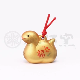 Yakushigama Ayao Sozumi Golden Fukudo Bell (84), 2025, Reiwa 7, Zodiac Sign, Snake, New Year, Figurine, Lucky Charm