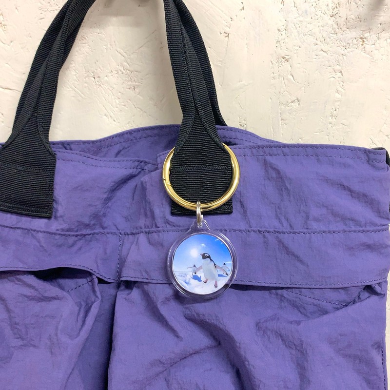 Wake Sangyo WMK-041 Round Carabiner Black Outer Diameter 1.4 inches