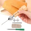 Stitching Awl Kit Non-Slip Handle DIY Leather Fabric Hand Craft