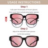 AVDLAB Indoor Fluorescent-41 Pink & Outdoor Fluorescent-60 Brown Tinted Fit