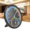 Round Thermometer with Hygrometer Wall Thermometer for Patio and Garden