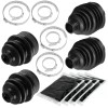 Caltric 2 Rear Axle Outer And Inner CV Boot Kit