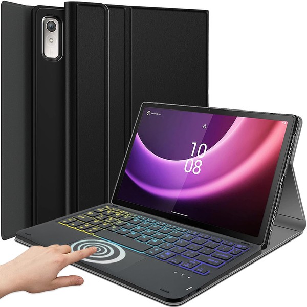 DKAHOEE Backlit Touchpad Keyboard Case for Lenovo Tab P11 2nd