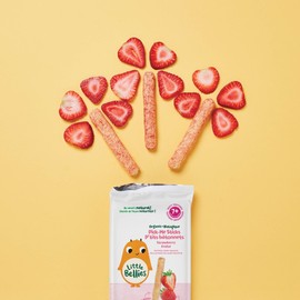 Little Bellies, Organic Strawberry Pick-Me Sticks, Pack of 5, 80g