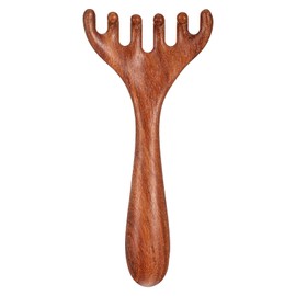 Wooden Scalp Massager, Wooden Scalp Comb for Stress Relief, Portable Scalp Massager