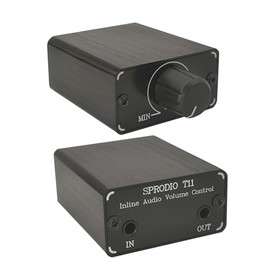 Generic SPRODIO 3.5mm Audio Volume Controller, line Volume Control Box, 1/8"" aux Mini Inline attenuator knob -T11